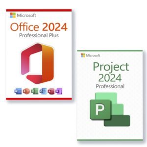 Microsoft Office 2024 Professional Plus + Project 2024 Professional Bundle – Enterprise Planning Suite