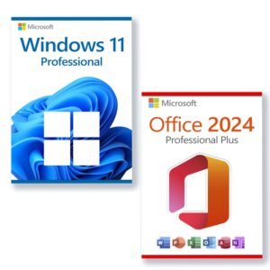Microsoft Windows 11 Pro + Office 2024 Professional Plus Bundle – Next-Gen Productivity Suite